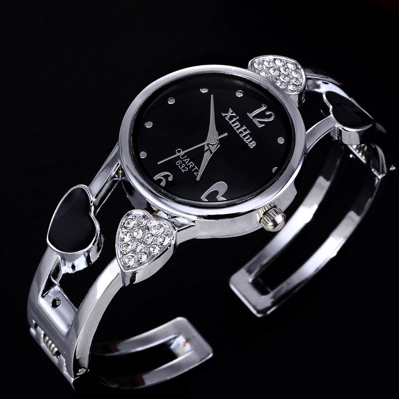 Ladies silver wrist watch